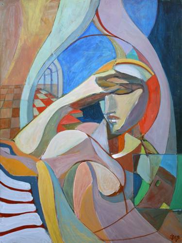 Print of Cubism Architecture Paintings by Igor Marchenko