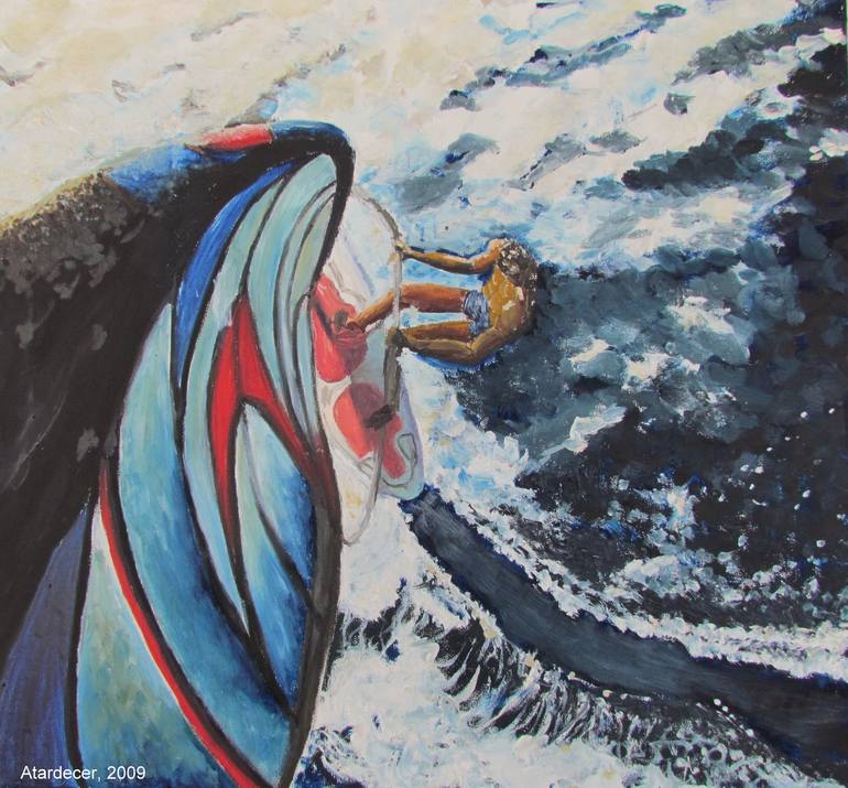 Dizziness Late afternoon Painting by SALOME de Cambra Saatchi Art