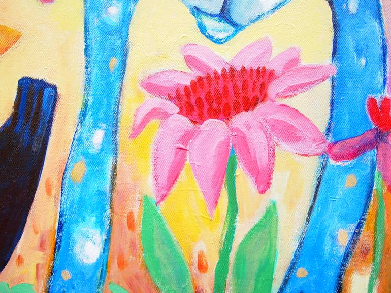 Original Contemporary Dogs Painting by Colleen Shaw