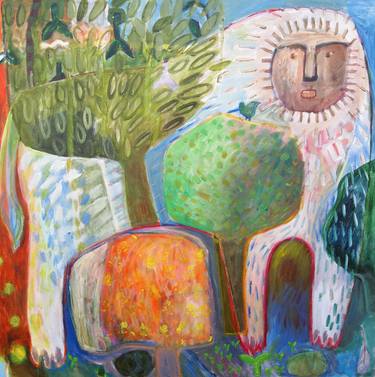 Original Folk Animal Paintings by Colleen Shaw