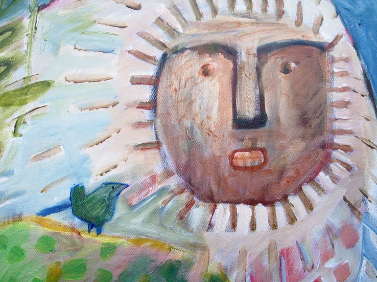 Original Expressionism Animal Painting by Colleen Shaw