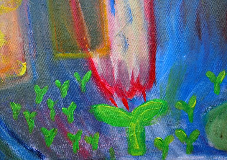 Original Expressionism Animal Painting by Colleen Shaw