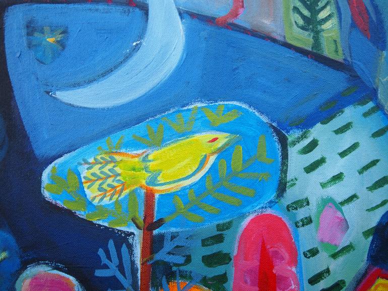 Original Expressionism Animal Painting by Colleen Shaw