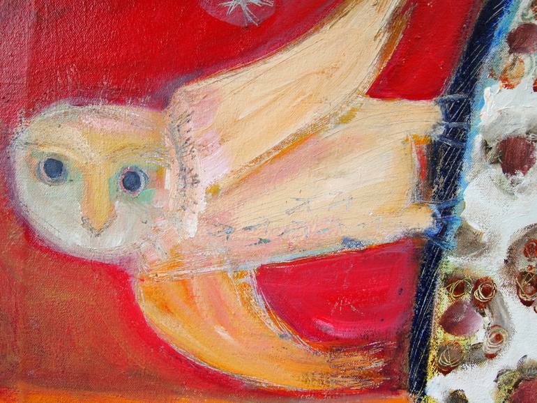 Original Expressionism Animal Painting by Colleen Shaw