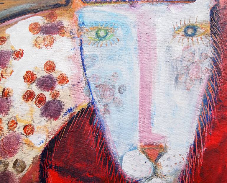 Original Expressionism Animal Painting by Colleen Shaw