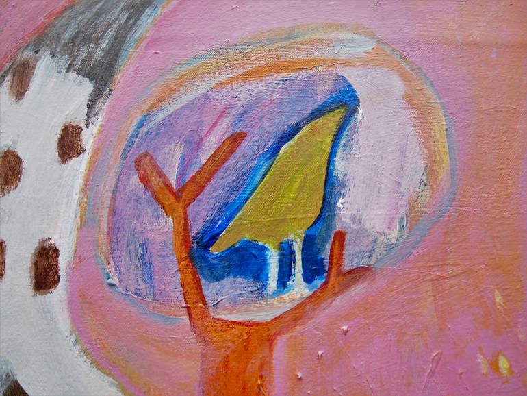 Original Expressionism Animal Painting by Colleen Shaw