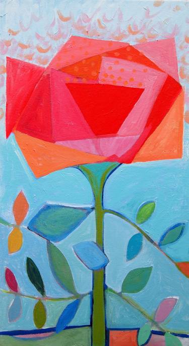 Original Expressionism Floral Paintings by Colleen Shaw
