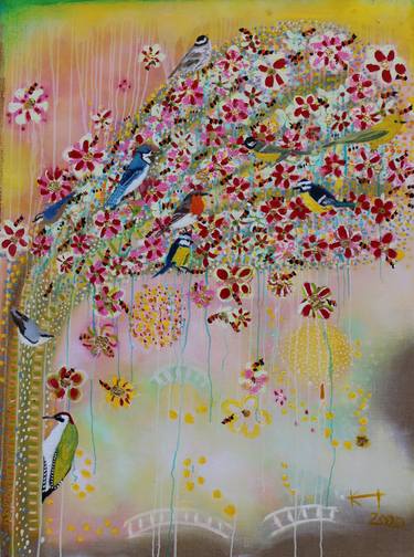 Blue Jay – Contemporary Artist Christine Alfery's OnLine Gallery