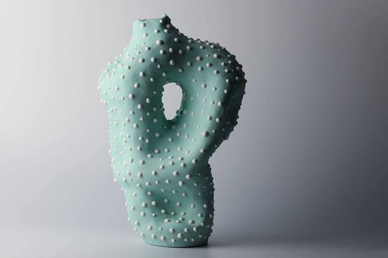 just float on | sculptural vessel Original Sculpture by ashley perez