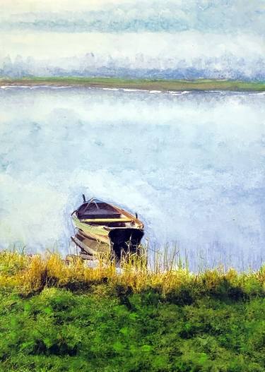 Original Boat Paintings by Sinisa Alujevic