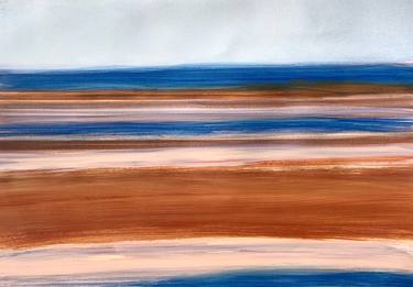 Original Abstract Beach Paintings by Sinisa Alujevic