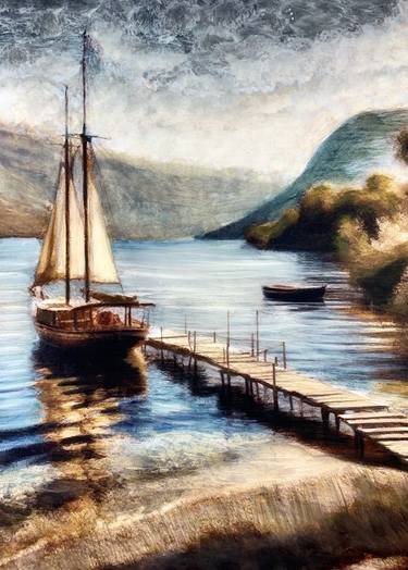 Original Seascape Painting by Sinisa Alujevic