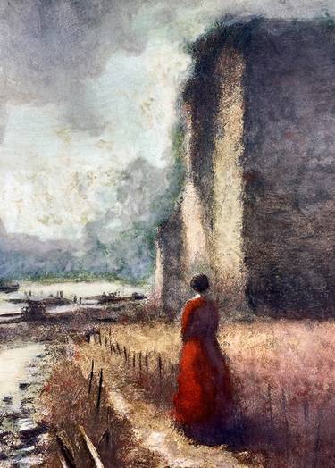 Original Impressionism Landscape Painting by Sinisa Alujevic