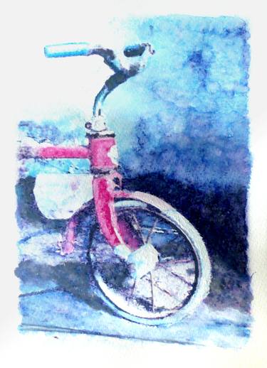 Original Bicycle Paintings by Sinisa Alujevic