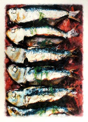 Original Fish Paintings by Sinisa Alujevic