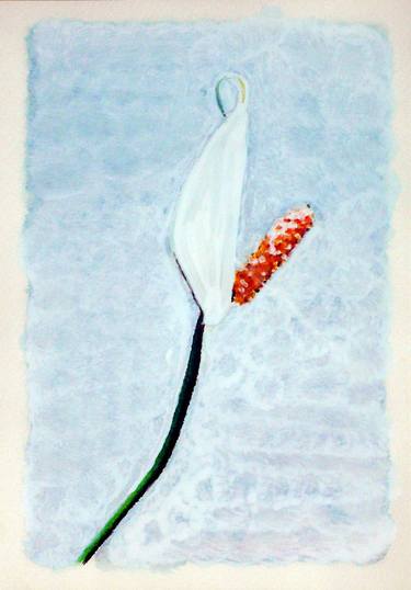 Original Minimalism Floral Paintings by Sinisa Alujevic