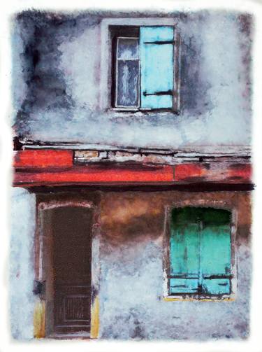 Original Fine Art Architecture Paintings by Sinisa Alujevic
