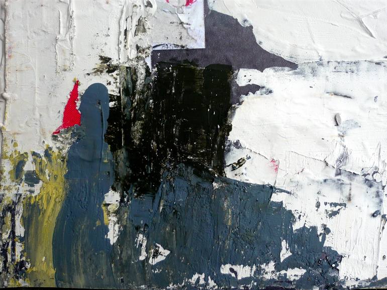 Original Pop Art Abstract Collage by Sinisa Alujevic