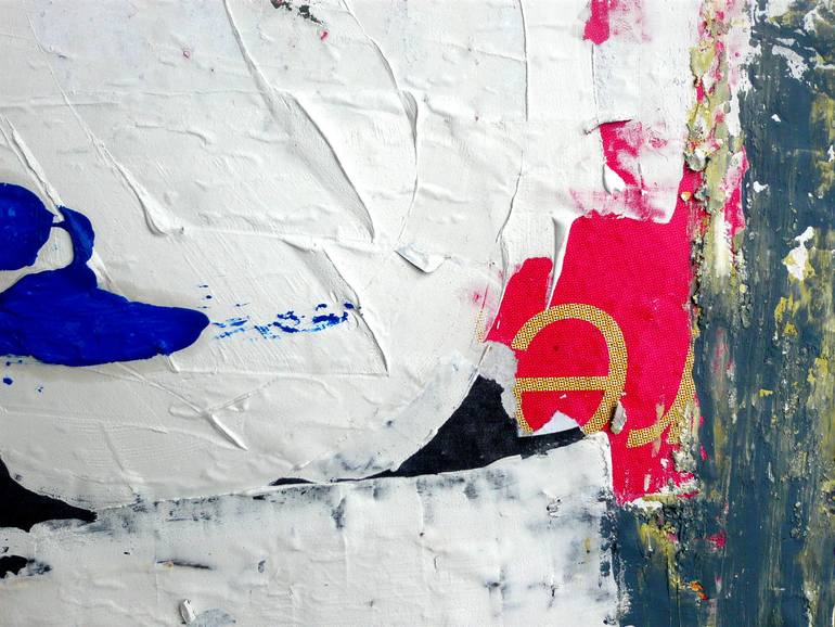 Original Pop Art Abstract Collage by Sinisa Alujevic