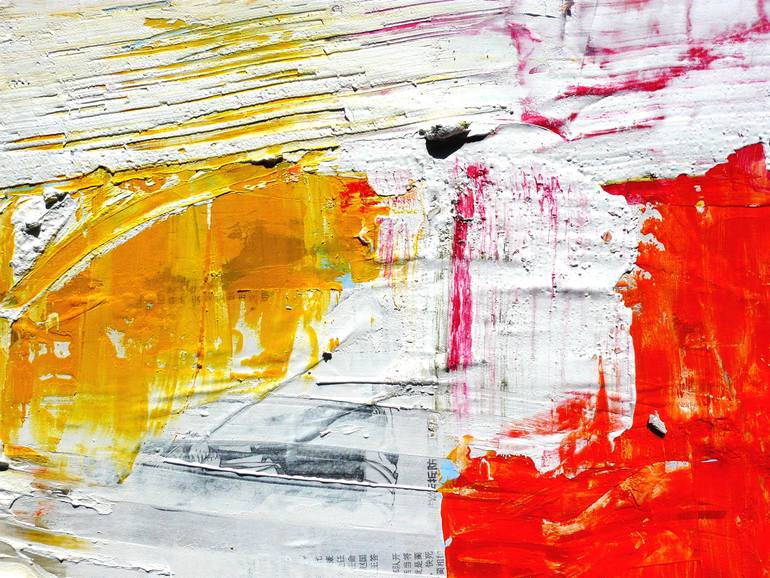 Original Modernism Abstract Collage by Sinisa Alujevic