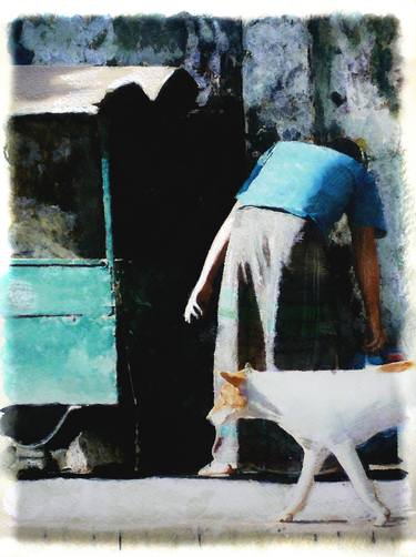 Print of Figurative People Paintings by Sinisa Alujevic