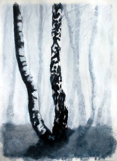 Original Tree Paintings by Sinisa Alujevic