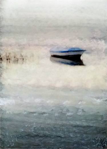 Print of Boat Paintings by Sinisa Alujevic