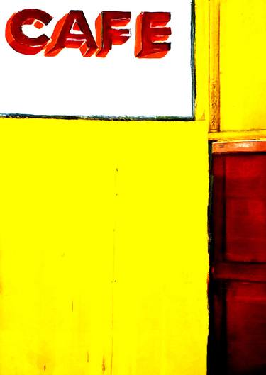 CLOSED CAFE in red-yellow thumb