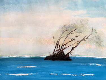 Original Minimalism Landscape Paintings by Sinisa Alujevic