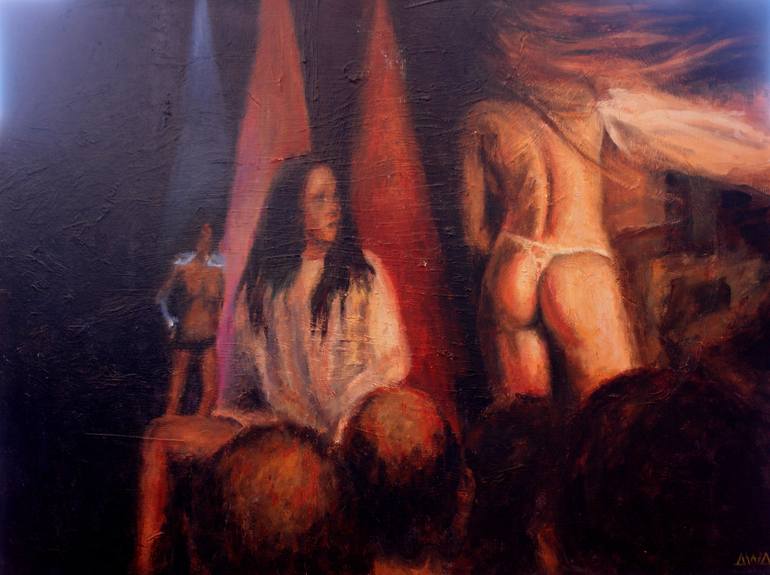 Erotic dance Painting by sergey andreev | Saatchi Art