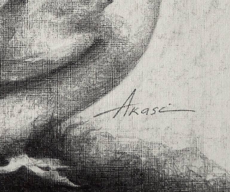 Original Figurative People Drawing by Olga Akasi