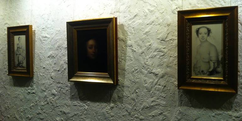 Original Figurative People Drawing by Olga Akasi