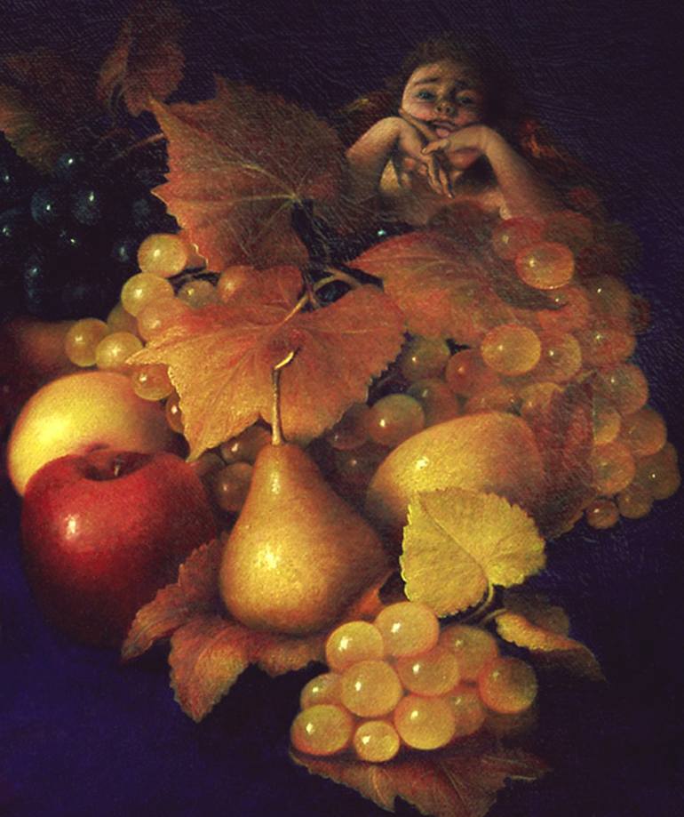 Original Still Life Painting by Olga Akasi