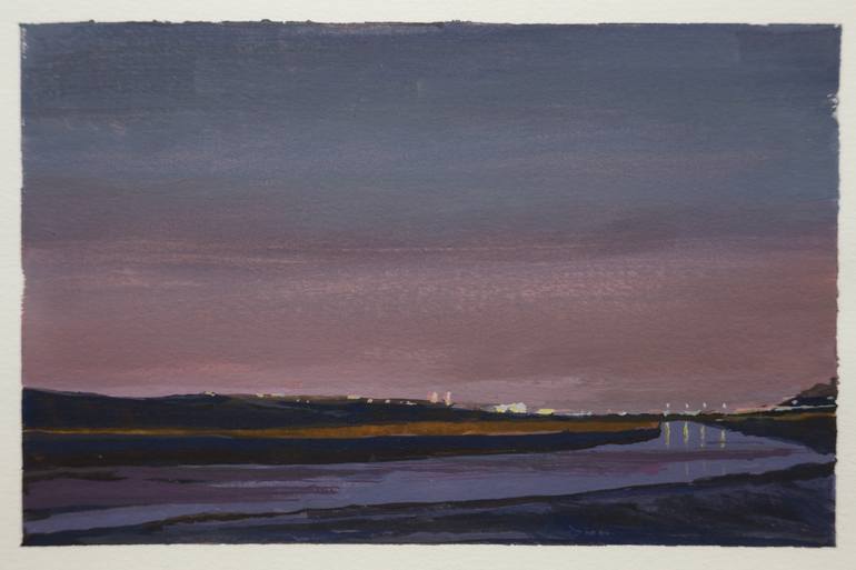 Original Landscape Painting by Levi Hemphill | Impressionism Art on Paper | small things