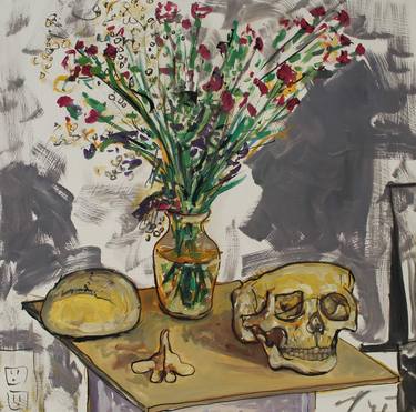 Still Life with Flowers and Bones thumb