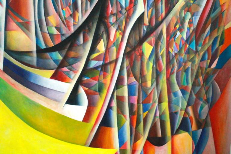 Original Conceptual Abstract Painting by Steven Thomas Higgins