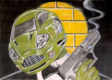 Print of Car Paintings by Carface カーフェイス