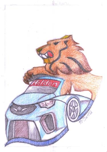 Original Illustration Car Drawings by Carface カーフェイス