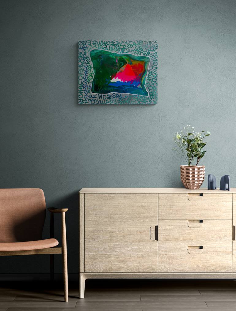 Original Abstract Expressionism Abstract Painting by Veronika Ban