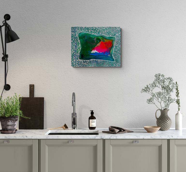 Original Abstract Expressionism Abstract Painting by Veronika Ban