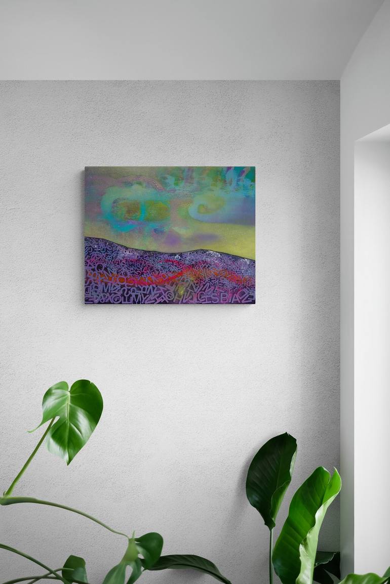 Original Abstract Expressionism Abstract Painting by Veronika Ban