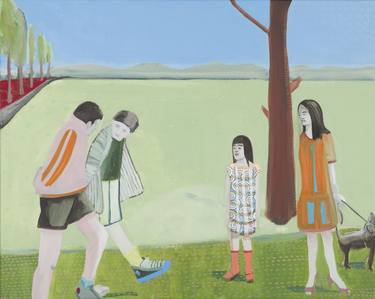 Print of Figurative People Paintings by Astrid Oudheusden