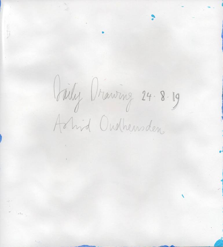 Original Figurative Beach Drawing by Astrid Oudheusden