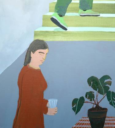 Original Figurative Home Paintings by Astrid Oudheusden