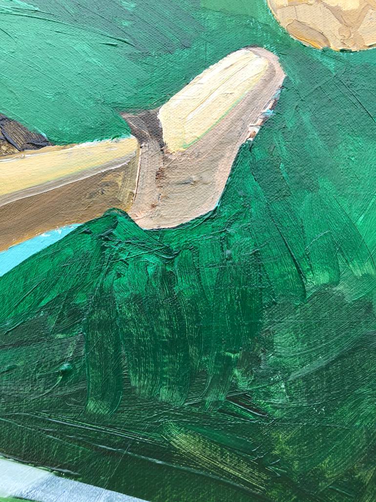 Original Expressionism Sports Painting by Astrid Oudheusden