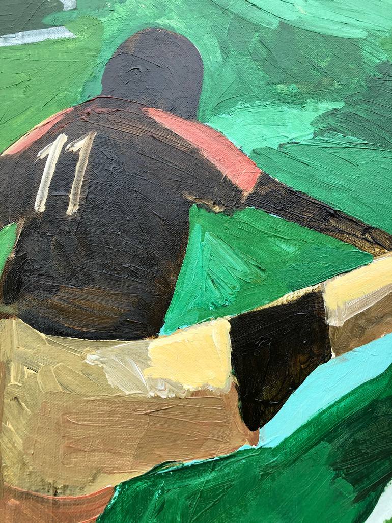 Original Expressionism Sports Painting by Astrid Oudheusden