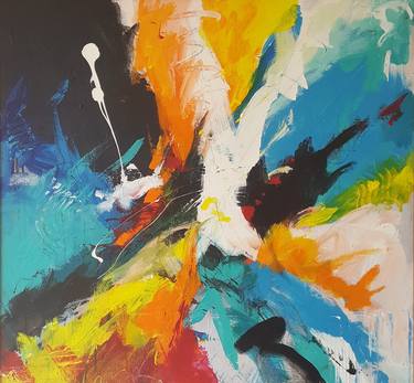 Original Fine Art Abstract Paintings by Michael Pintar