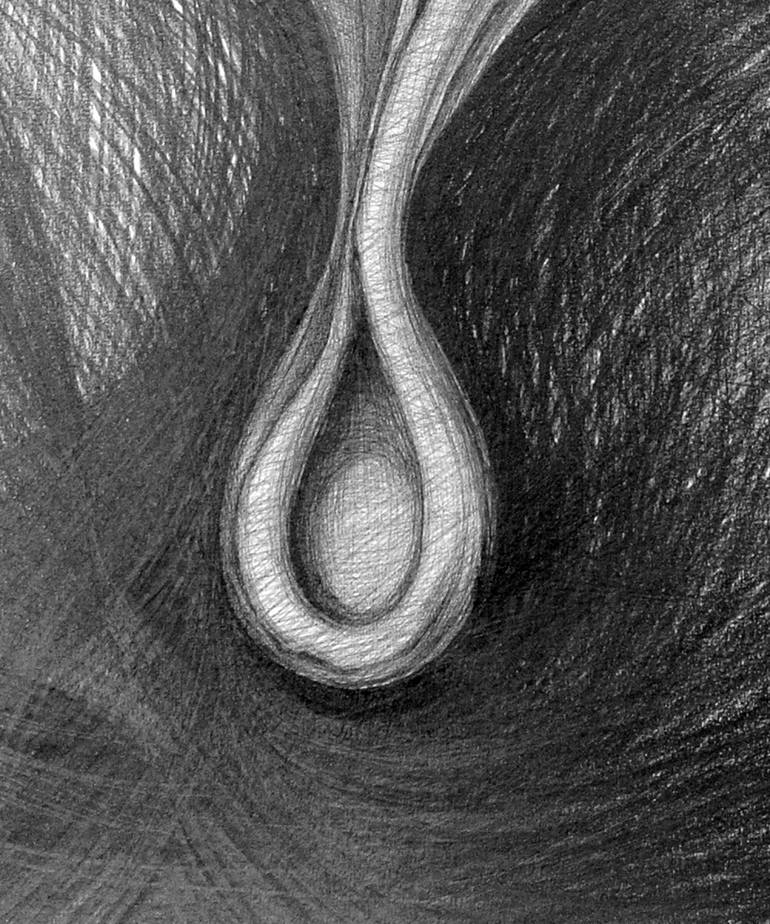 Original Abstract Expressionism Abstract Drawing by Habibur Rahman