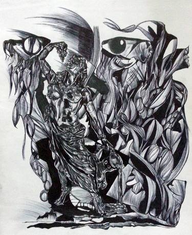 Print of Conceptual Classical mythology Drawings by Val Resh