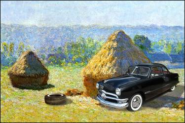 Original Impressionism Landscape Collage by Bill Phelan